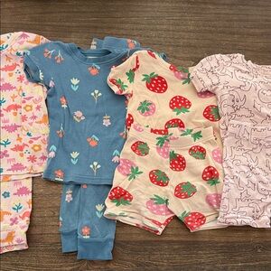 Old Navy Kids Pajama Sets - Blue, Cream, Pink